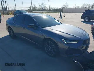 2023 Acura TLX w/A-Spec Package z VIN 19UUB6F51PA005473, wystawiony jako IAAI lot #41083559 z przebiegiem 16 975 mil mil oraz . Historia ofert i sprzedaży dostępna na DreamBid. Obrazek 1.