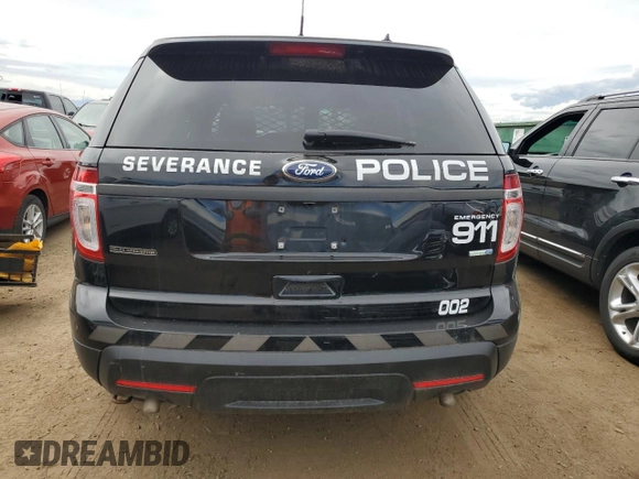 2015 Ford Utility Police Interceptor with VIN 1FM5K8AR2FGB62171, listed as a Copart auction lot 68661844 with 149,473 mi miles and Salvage Title. Bid and sale history available at carsss.com. Image 6.