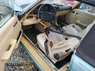 1986 Mercedes-Benz 560 with VIN WDBBA48D8GA051415, listed as a Copart auction lot 74110094 with 35,472 mi miles and Non Repairable. Bid and sale history available at carsss.com. Image 8.