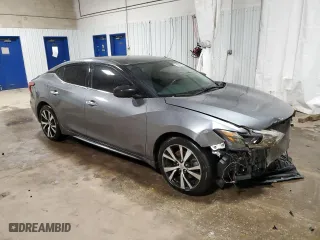2018 Nissan Maxima S with VIN 1N4AA6AP3JC393918, listed as a Copart auction lot 50344265 with 83,175 mi miles and Salvage Title. Bid and sale history available at carsss.com. Image 4.