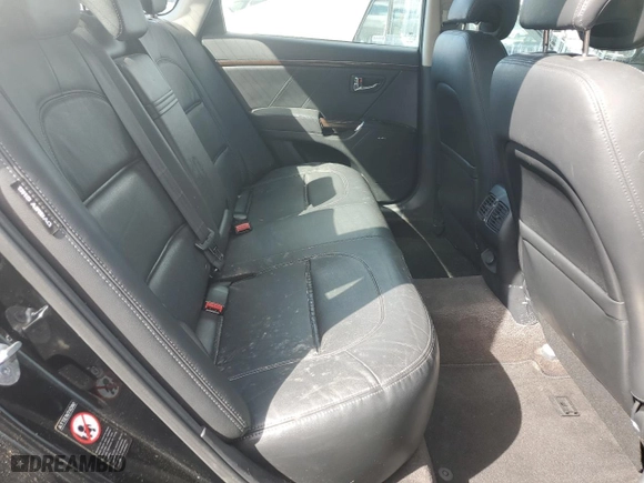 2011 Hyundai Azera Limited with VIN KMHFC4DF3BA537090, listed as a Copart auction lot 74337554 with 0 mi miles and Salvage Title. Bid and sale history available at carsss.com. Image 10.