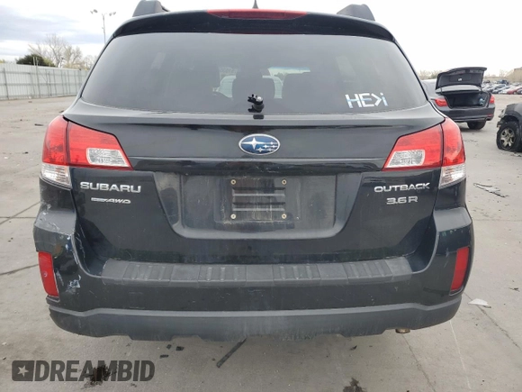 2011 Subaru Outback Limited Power Moon with VIN 4S4BRELC2B2394718, listed as a Copart auction lot 51535625 with 155,520 mi miles and Salvage Title. Bid and sale history available at DreamBid. Image 6.