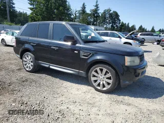 2010 Land Rover Range Rover Sport HSE Lux with VIN SALSK2D49AA219829, listed as a Copart auction lot 59229545 with 148,270 mi miles and Salvage title. Bid and sale history available at DreamBid. Image 4.