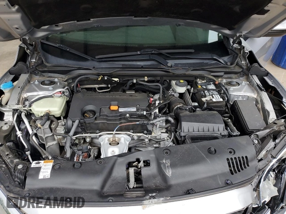 2016 Honda Civic EX with VIN 19XFC2F76GE080083, listed as a Copart auction lot 54966345 with 163,969 mi miles and Salvage Title. Bid and sale history available at DreamBid. Image 11.