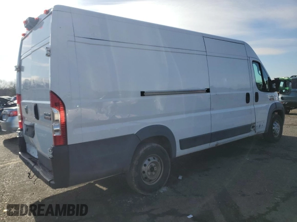 2018 Ram ProMaster Cargo with VIN 3C6URVJG2JE108281, listed as a Copart auction lot 84693304 with 210,677 mi miles and Clean Title. Bid and sale history available at carsss.com. Image 3.