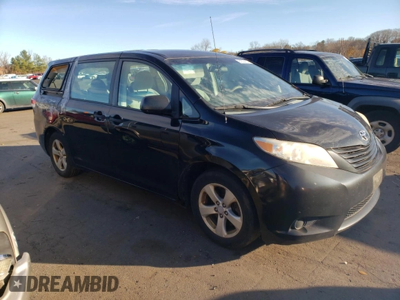 2011 Toyota Sienna with VIN 5TDZK3DC4BS052092, listed as a Copart auction lot 81374114 with 268,590 mi miles and Clean Title. Bid and sale history available at carsss.com. Image 4.