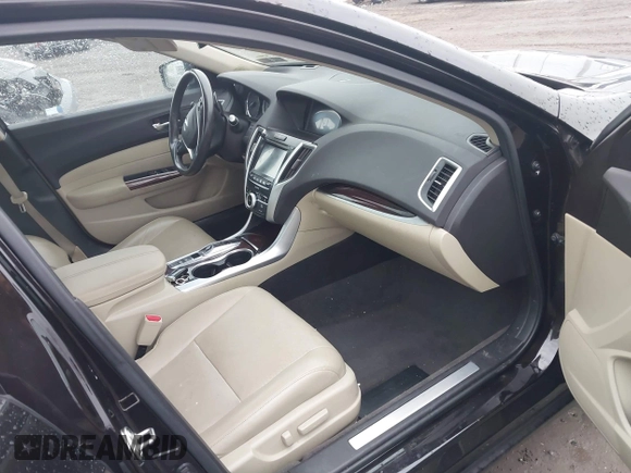 2015 Acura TLX V6 Advance with VIN 19UUB3F76FA002163, listed as a IAAI auction lot 41460668 with 110,095 mi miles. Bid and sale history available at carsss.com. Image 5.