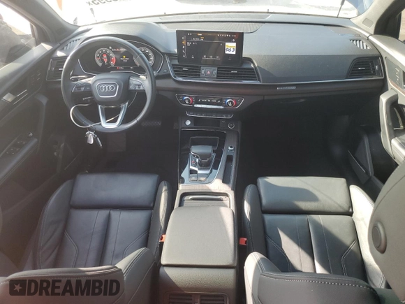 2021 Audi Q5 Sportback Premium Plus with VIN WA15AAFY7M2093321, listed as a Copart auction lot 52825995 with 46,179 mi miles and Clean title. Bid and sale history available at DreamBid. Image 8.