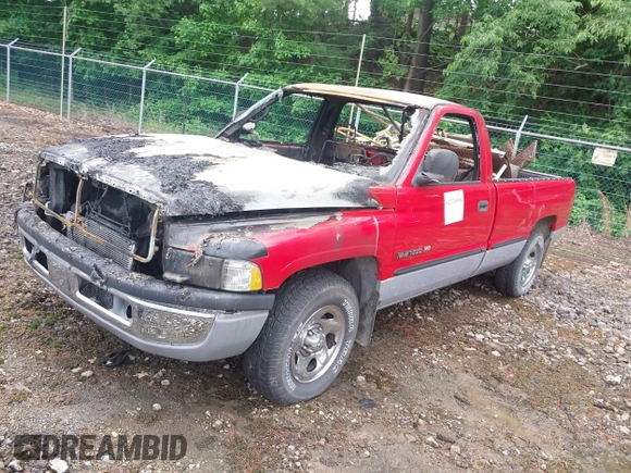 1998 Dodge 1500 z VIN 1B7HC16Y2WS732446, wystawiony jako IAAI lot #42320958 z przebiegiem Nie podano mil oraz . Historia ofert i sprzedaży dostępna na DreamBid. Obrazek 2.