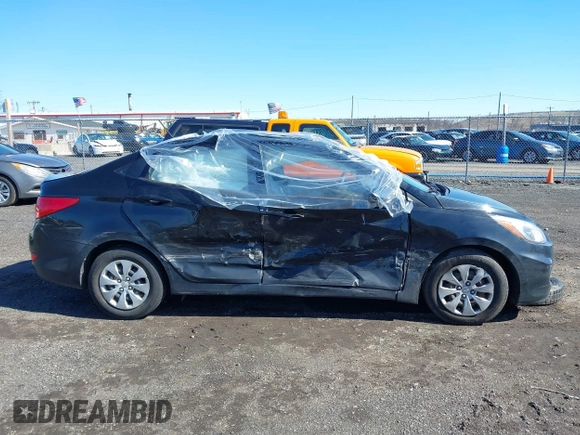 2016 Hyundai Accent SE with VIN KMHCT4AE6GU995856, listed as a IAAI auction lot 41855111 with 138,184 mi miles and . Bid and sale history available at DreamBid. Image 13.