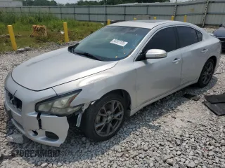 2012 Nissan Maxima S with VIN 1N4AA5AP0CC824440, listed as a Copart auction lot 58383195 with 159,689 mi miles and Salvage title. Bid and sale history available at DreamBid. Image 1.