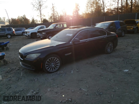 2011 BMW 7 Series 740Li with VIN WBAKB4C53BC392519, listed as a Copart auction lot 41449605 with 71,670 mi miles and Non Repairable. Bid and sale history available at carsss.com. Image 1.