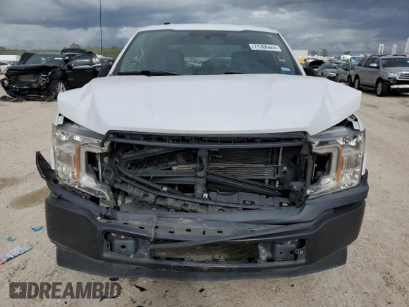 2019 Ford F-150 XL with VIN 1FTEW1CBXKKF14856, listed as a Copart auction lot 71306444 with 100,057 mi miles and Salvage title. Bid and sale history available at DreamBid. Image 5.