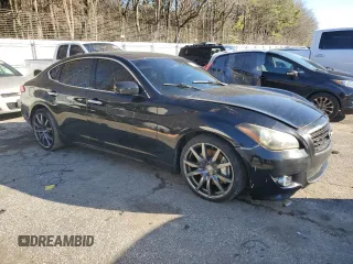 2011 Infiniti M with VIN JN1AY1APXBM520574, listed as a Copart auction lot 45980645 with 113,621 mi miles and Clean Title. Bid and sale history available at carsss.com. Image 4.