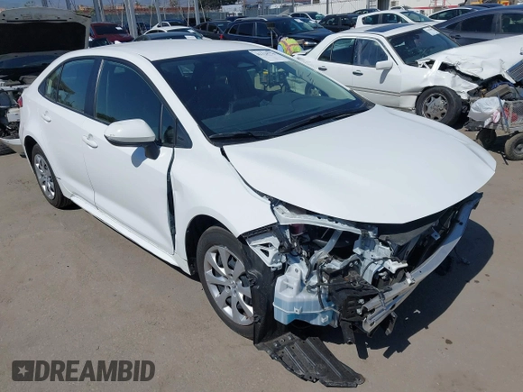 2024 Toyota Corolla LE with VIN JTDB4MEE9RJ016648, listed as a IAAI auction lot 42328776 with 25,915 mi miles and . Bid and sale history available at DreamBid. Image 1.