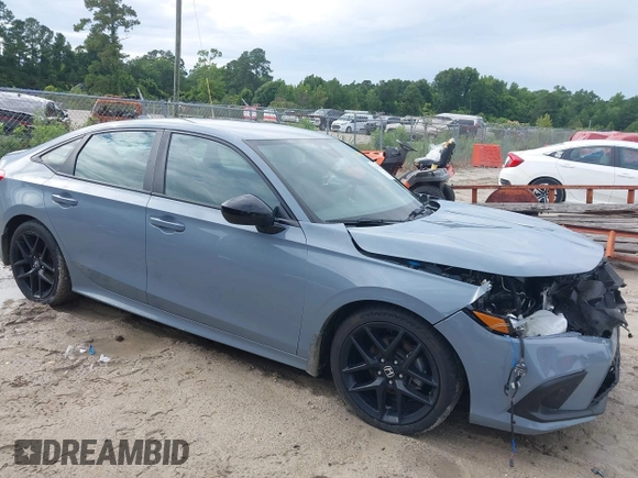 2023 Honda Civic Sport with VIN 2HGFE2F5XPH546709, listed as a IAAI auction lot 42453213 with 46,768 mi miles and . Bid and sale history available at DreamBid. Image 13.