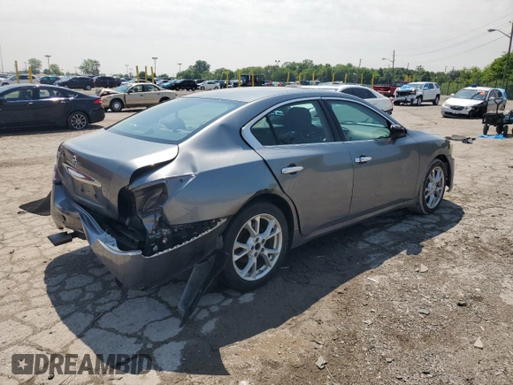 2014 Nissan Maxima S with VIN 1N4AA5AP8EC482691, listed as a Copart auction lot 60289605 with 179,383 mi miles and Salvage title. Bid and sale history available at DreamBid. Image 3.