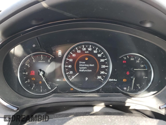 2021 Mazda CX-9 Carbon Edition with VIN JM3TCBDY1M0533505, listed as a Copart auction lot 85442914 with 30,414 mi miles and Salvage title. Bid and sale history available at DreamBid. Image 9.