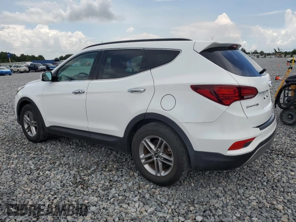 2017 Hyundai Santa Fe 2.4L with VIN 5NMZU3LB0HH052332, listed as a Copart auction lot 60598945 with 43,471 mi miles and Salvage title. Bid and sale history available at DreamBid. Image 2.