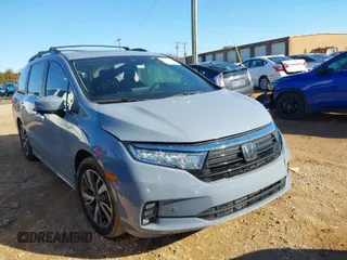 2023 Honda Odyssey Touring with VIN 5FNRL6H84PB005208, listed as a IAAI auction lot 41374452 with 60,288 mi miles and . Bid and sale history available at DreamBid. Image 1.