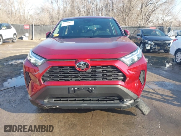 2023 Toyota RAV4 LE with VIN 2T3G1RFV2PW350562, listed as a IAAI auction lot 41786114 with 22,164 mi miles. Bid and sale history available at carsss.com. Image 12.
