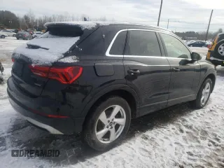 2022 Audi Q3 Premium with VIN WA1AUCF34N1001093, listed as a Copart auction lot 42963393 with 21,932 mi miles. Bid and sale history available at carsss.com. Image 3.