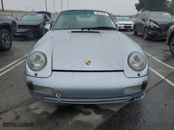 1995 Porsche 911 Carrera with VIN WP0CA2990SS342966, listed as a Copart auction lot 44071815 with 0 miles and Clean Title. Bid and sale history available at carsss.com. Image 5.
