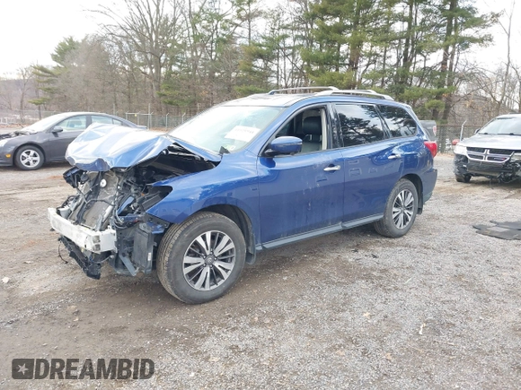 2017 Nissan Pathfinder SV with VIN 5N1DR2MM7HC676788, listed as a IAAI auction lot 41021944 with 80,009 mi miles. Bid and sale history available at carsss.com. Image 18.
