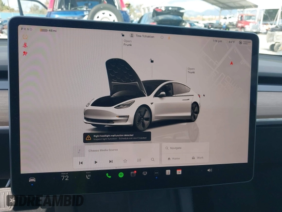 2023 Tesla Model 3 z VIN 5YJ3E1EA6PF488405, wystawiony jako IAAI lot #41570896 z przebiegiem 26 631 mil mil oraz . Historia ofert i sprzedaży dostępna na DreamBid. Obrazek 19.
