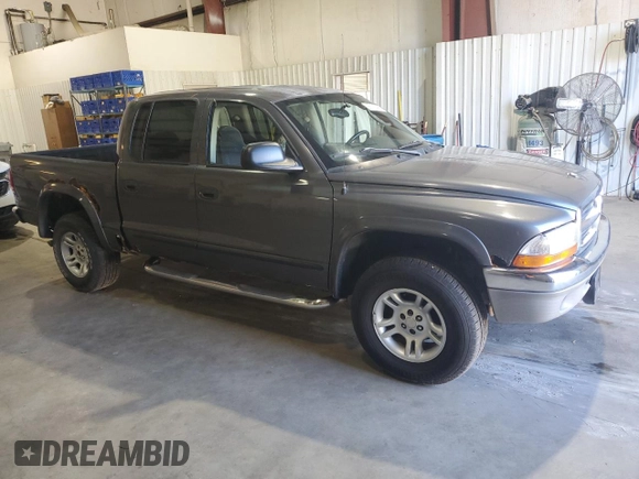 2002 Dodge Dakota SLT with VIN 1B7HG48N92S620875, listed as a Copart auction lot 86101494 with 159,436 mi miles and Salvage Title. Bid and sale history available at carsss.com. Image 4.