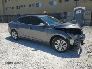 2024 Nissan Sentra S with VIN 3N1AB8BV4RY208717, listed as a Copart auction lot 52950405 with 8,414 mi miles and Non Repairable. Bid and sale history available at DreamBid. Image 4.