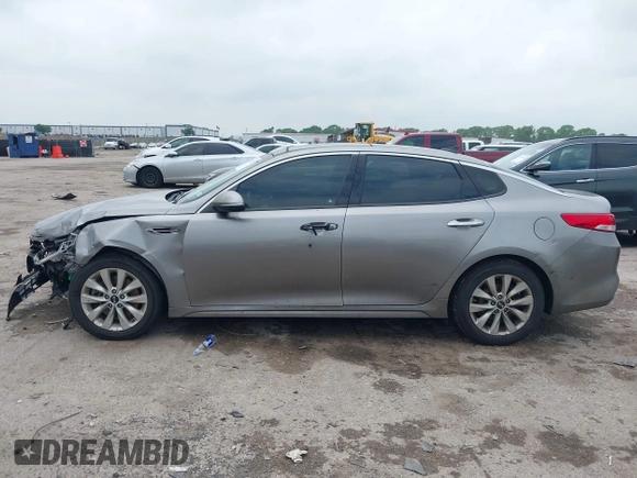 2017 Kia Optima EX with VIN 5XXGU4L35HG121651, listed as a IAAI auction lot 42155324 with 204,302 mi miles and . Bid and sale history available at DreamBid. Image 14.