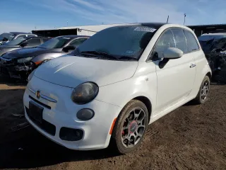 2013 FIAT 500 Sport with VIN 3C3CFFBR8DT748454, listed as a Copart auction lot 83058284 with 137,234 mi miles and Clean Title. Bid and sale history available at carsss.com. Image 1.