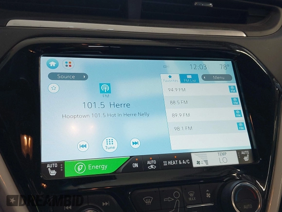 2017 Chevrolet Bolt EV Premier with VIN 1G1FX6S00H4174329, listed as a IAAI auction lot 42444274 with 84,193 mi miles and . Bid and sale history available at DreamBid. Image 18.