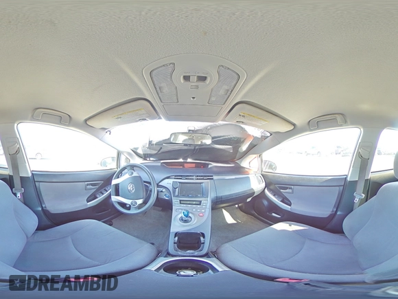 2012 Toyota Prius One with VIN JTDKN3DU4C5424622, listed as a Copart auction lot 42759125 with 165,196 mi miles and Salvage Title. Bid and sale history available at carsss.com. Image 12.