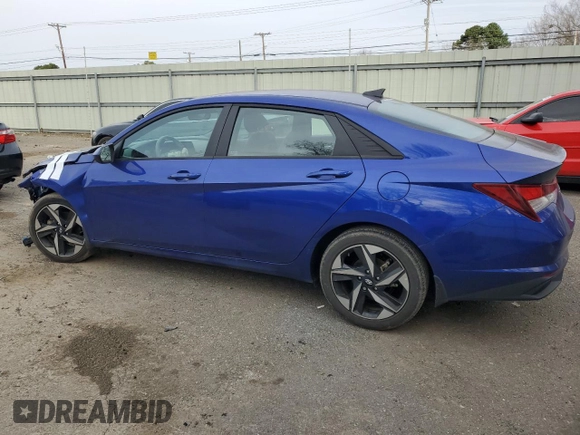 2023 Hyundai Elantra SEL with VIN KMHLS4AG9PU555411, listed as a Copart auction lot 47867865 with 23,460 mi miles and Salvage Title. Bid and sale history available at DreamBid. Image 2.