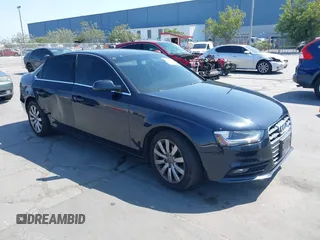 2013 Audi A4 Premium with VIN WAUBFAFL0DN045931, listed as a IAAI auction lot 42436567 with 138,492 mi miles and . Bid and sale history available at DreamBid. Image 1.