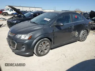 2017 Chevrolet Sonic LT with VIN 1G1JD5SH7H4124014, listed as a Copart auction lot 47349205 with 42,599 mi miles and Salvage title. Bid and sale history available at DreamBid. Image 1.