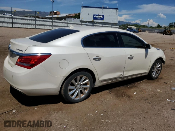 2014 Buick LaCrosse Leather with VIN 1G4GB5G32EF107833, listed as a Copart auction lot 63156855 with 187,778 mi miles and Clean title. Bid and sale history available at DreamBid. Image 3.