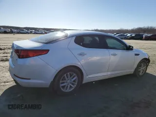 2013 Kia Optima LX with VIN KNAGM4A70D5435354, listed as a Copart auction lot 42798125 with 116,638 mi miles and Salvage Title. Bid and sale history available at carsss.com. Image 3.