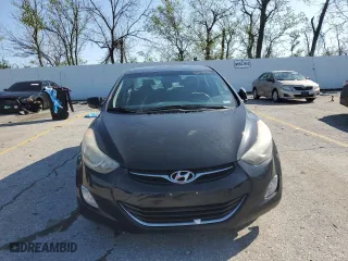 2013 Hyundai Elantra Limited with VIN KMHDH4AE9DU009849, listed as a Copart auction lot 52006695 with 103,673 mi miles and Salvage Title. Bid and sale history available at carsss.com. Image 5.
