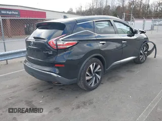 2017 Nissan Murano Platinum z VIN 5N1AZ2MH1HN186471, wystawiony jako IAAI lot #41233284 z przebiegiem 135 135 mil mil oraz . Historia ofert i sprzedaży dostępna na DreamBid. Obrazek 4.