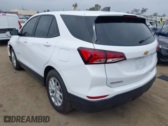 2023 Chevrolet Equinox LS with VIN 3GNAXHEG6PL202897, listed as a IAAI auction lot 42433147 with 14,973 mi miles and . Bid and sale history available at DreamBid. Image 3.