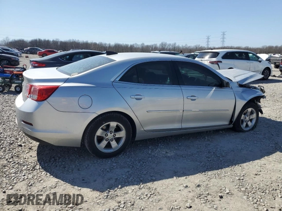 2015 Chevrolet Malibu LS with VIN 1G11B5SL0FF209594, listed as a Copart auction lot 48467855 with Not Provided miles and Salvage Title. Bid and sale history available at DreamBid. Image 3.