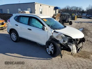2016 Nissan Rogue S with VIN 5N1AT2MV8GC831442, listed as a Copart auction lot 50758085 with 75,336 mi miles and Salvage Title. Bid and sale history available at DreamBid. Image 4.