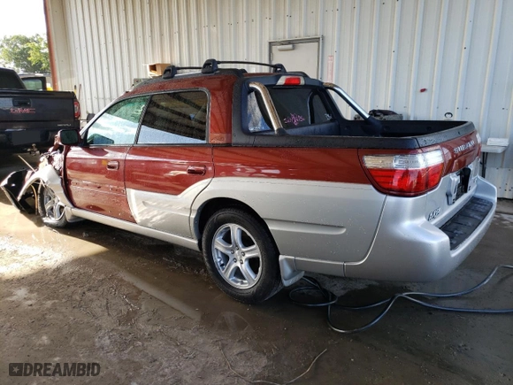 2003 Subaru Baja with VIN 4S4BT61C437106776, listed as a Copart auction lot 50697393 with 0 mi miles and Salvage Title. Bid and sale history available at carsss.com. Image 2.