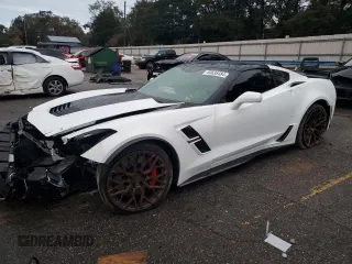 2018 Chevrolet Corvette Grand Sport 3LT z VIN 1G1YZ2D78J5102185, wystawiony jako Copart lot #83635484 z przebiegiem 8 420 mil mil oraz Szkoda całkowita • Salvage title. Historia ofert i sprzedaży dostępna na DreamBid. Obrazek 1.