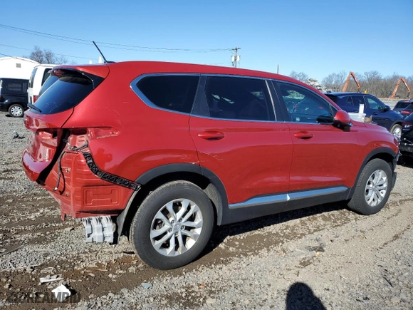 2019 Hyundai Santa Fe SE with VIN 5NMS2CAD6KH097665, listed as a Copart auction lot 49208445 with 85,806 mi miles and Salvage Title. Bid and sale history available at carsss.com. Image 3.