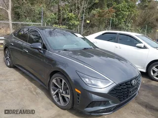 2023 Hyundai Sonata SEL Plus with VIN KMHL44J20PA255322, listed as a IAAI auction lot 41652445 with 31,672 mi miles. Bid and sale history available at carsss.com. Image 1.