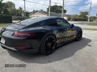 2019 Porsche 911 GT3 with VIN WP0AC2A97KS149212, listed as a Copart auction lot 46610435 with 2,806 mi miles and Salvage Title. Bid and sale history available at carsss.com. Image 4.